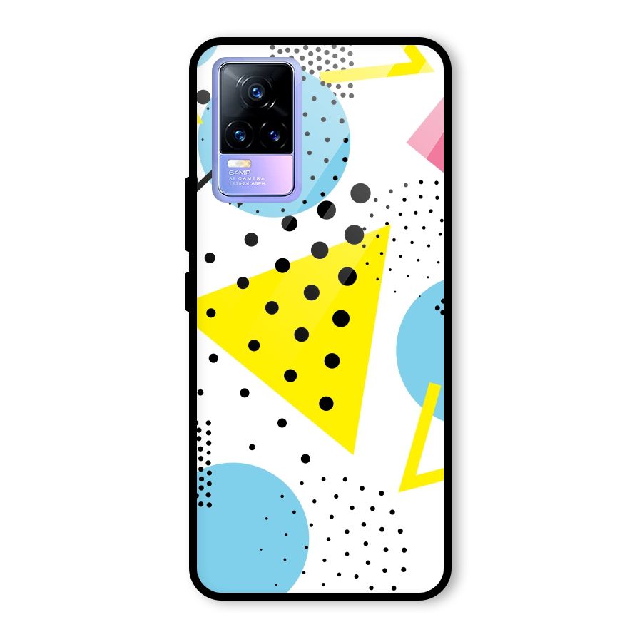 Abstract Geometry Glass Back Case for Vivo Y73