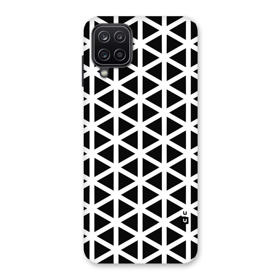 Abstract Geometry Maze Back Case for Galaxy A12
