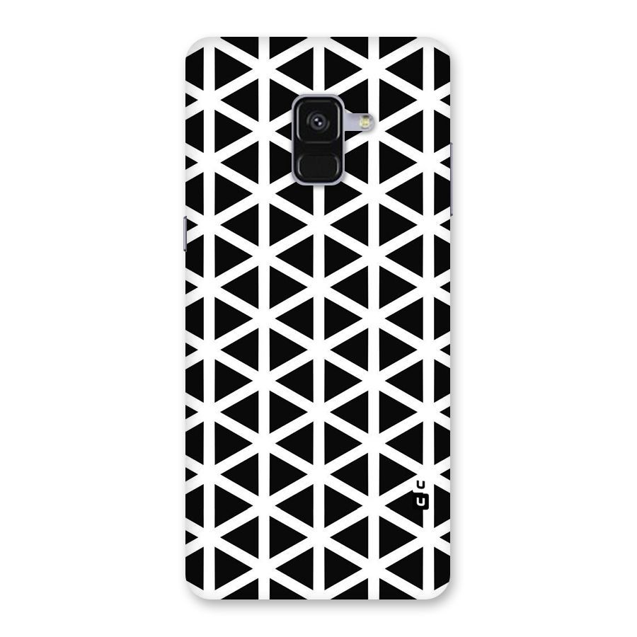 Abstract Geometry Maze Back Case for Galaxy A8 Plus