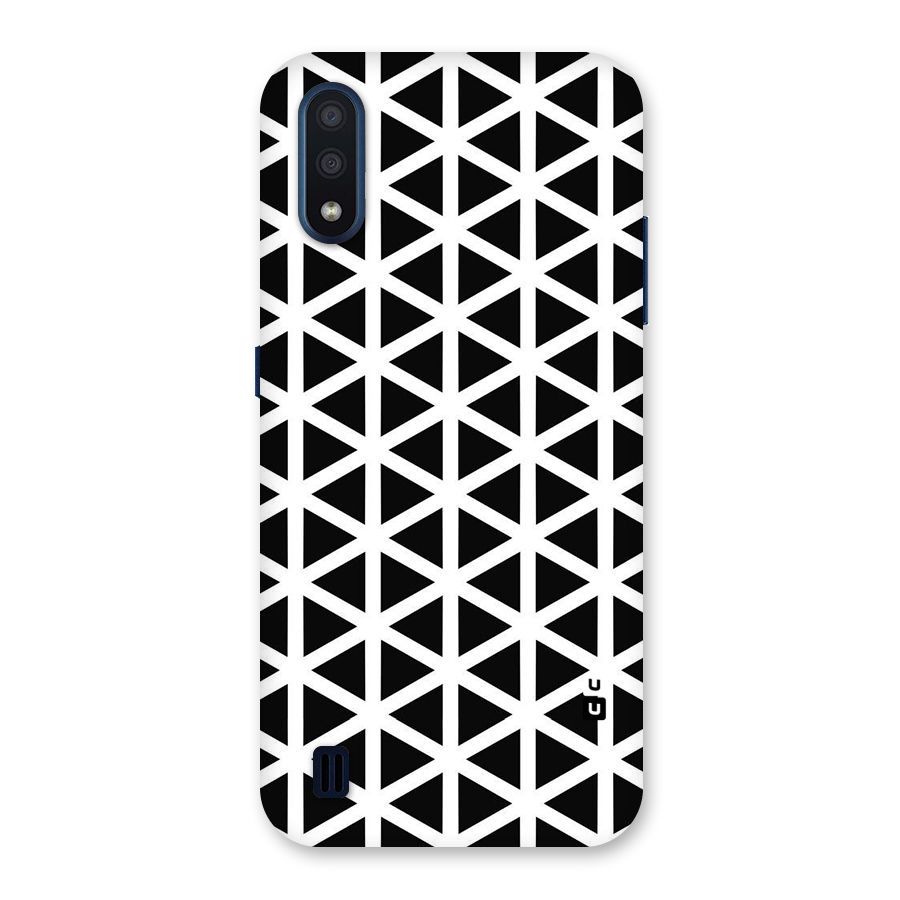 Abstract Geometry Maze Back Case for Galaxy M01