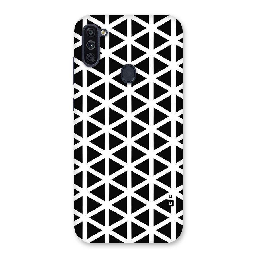 Abstract Geometry Maze Back Case for Galaxy M11