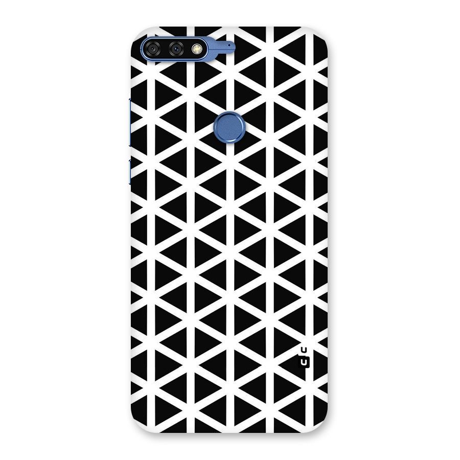 Abstract Geometry Maze Back Case for Honor 7C