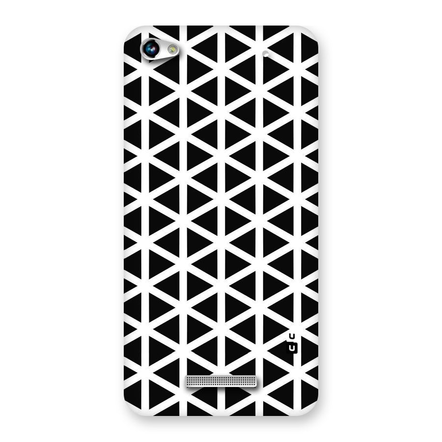 Abstract Geometry Maze Back Case for Micromax Hue 2