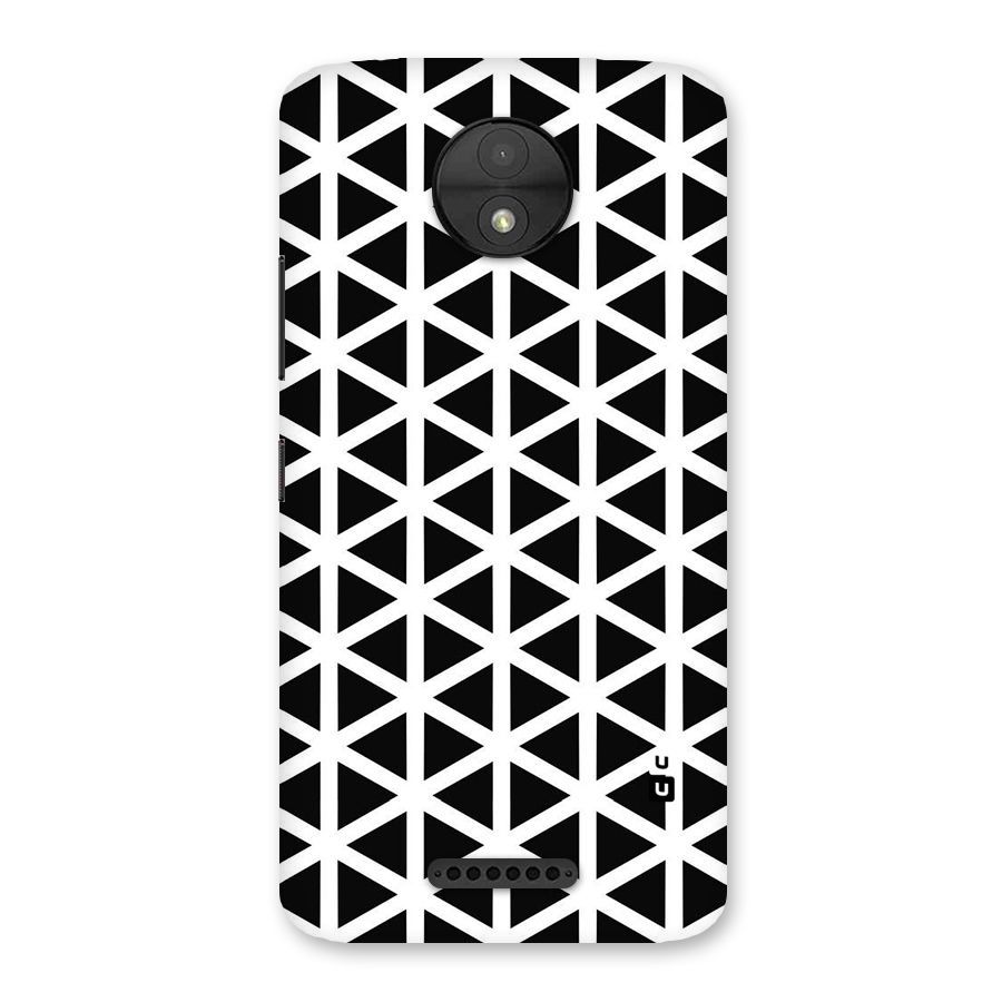 Abstract Geometry Maze Back Case for Moto C