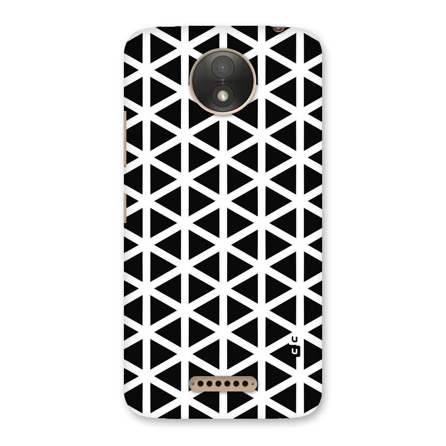 Abstract Geometry Maze Back Case for Moto C Plus