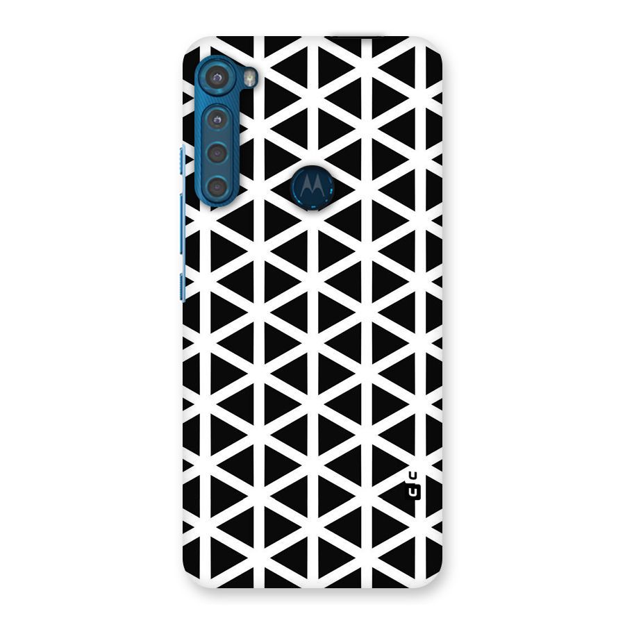 Abstract Geometry Maze Back Case for Motorola One Fusion Plus