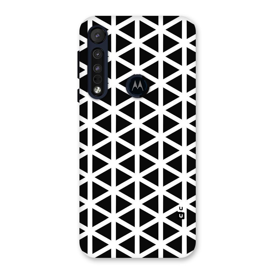 Abstract Geometry Maze Back Case for Motorola One Macro
