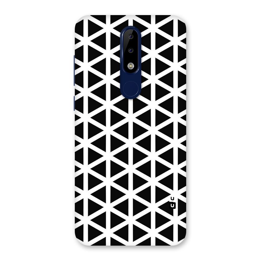 Abstract Geometry Maze Back Case for Nokia 5.1 Plus