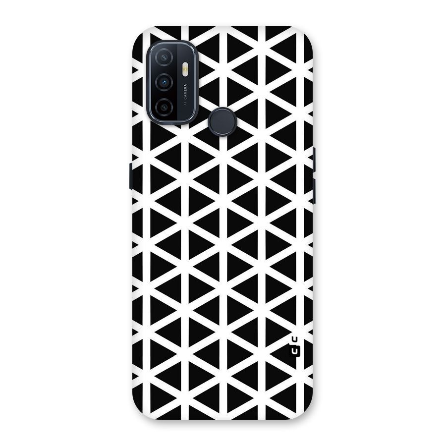 Abstract Geometry Maze Back Case for Oppo A32