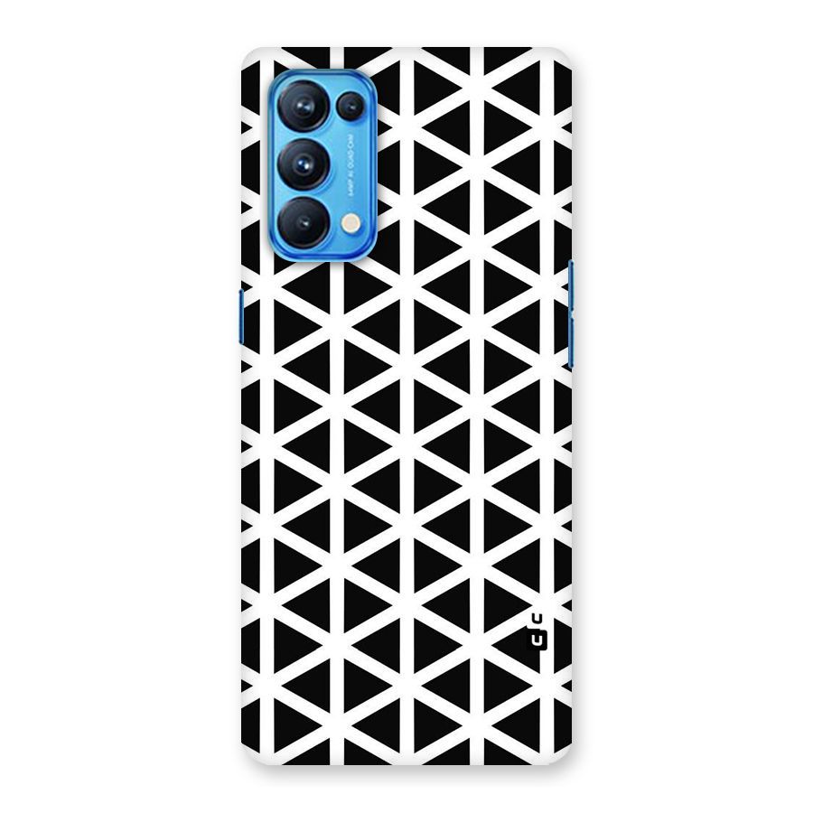 Abstract Geometry Maze Back Case for Oppo Reno5 Pro 5G