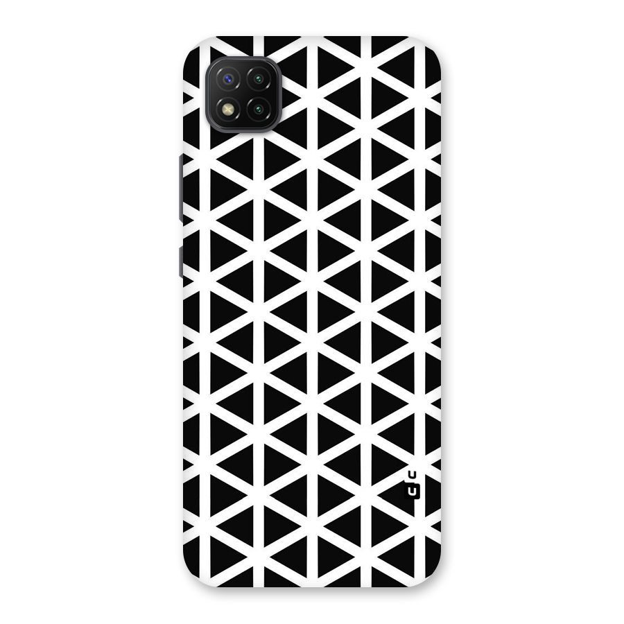 Abstract Geometry Maze Back Case for Poco C3