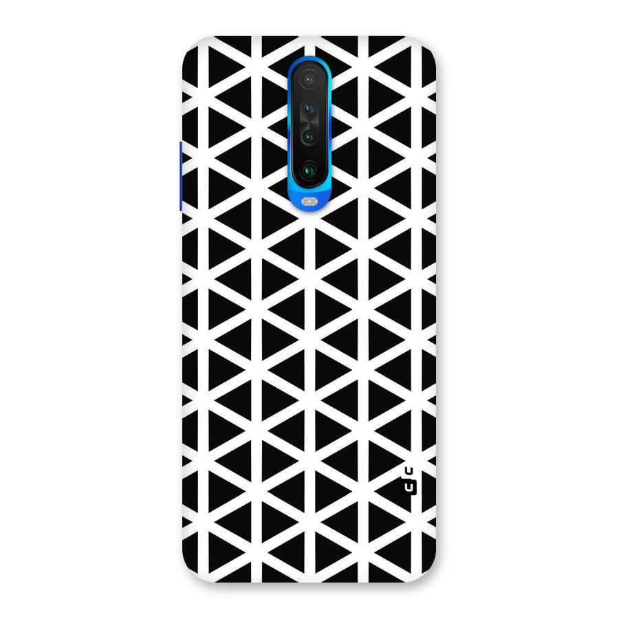 Abstract Geometry Maze Back Case for Poco X2