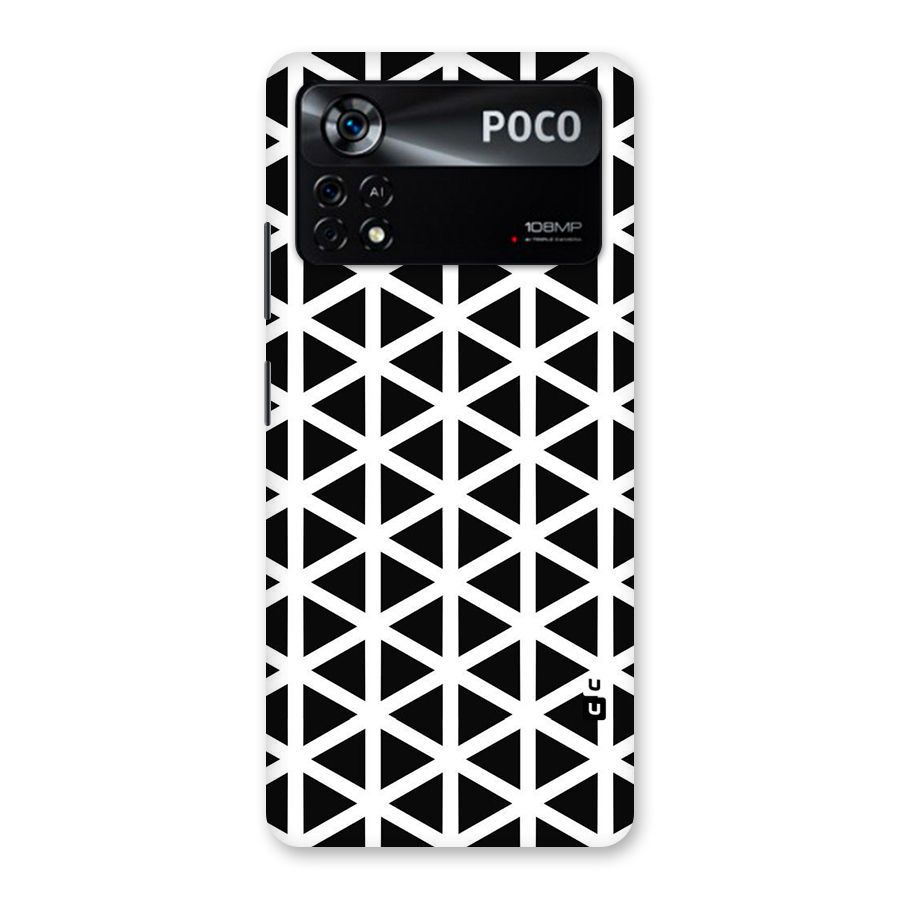 Abstract Geometry Maze Back Case for Poco X4 Pro 5G