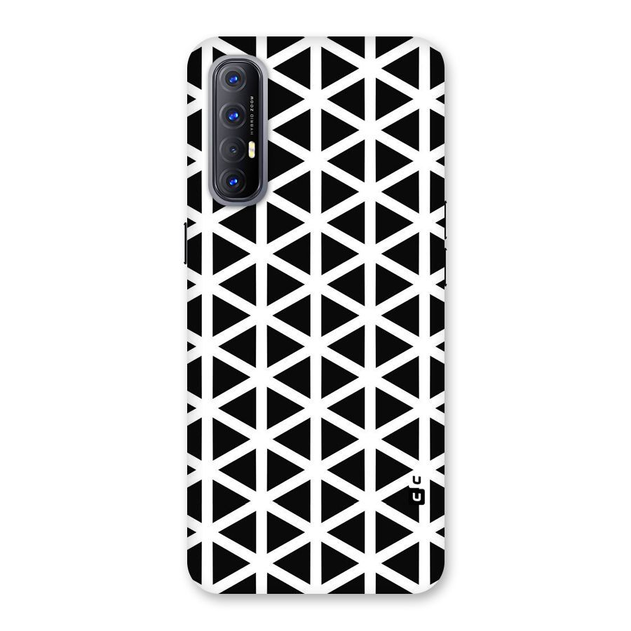 Abstract Geometry Maze Back Case for Reno3 Pro