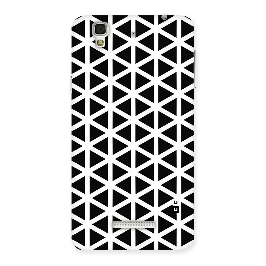 Abstract Geometry Maze Back Case for Yu Yureka