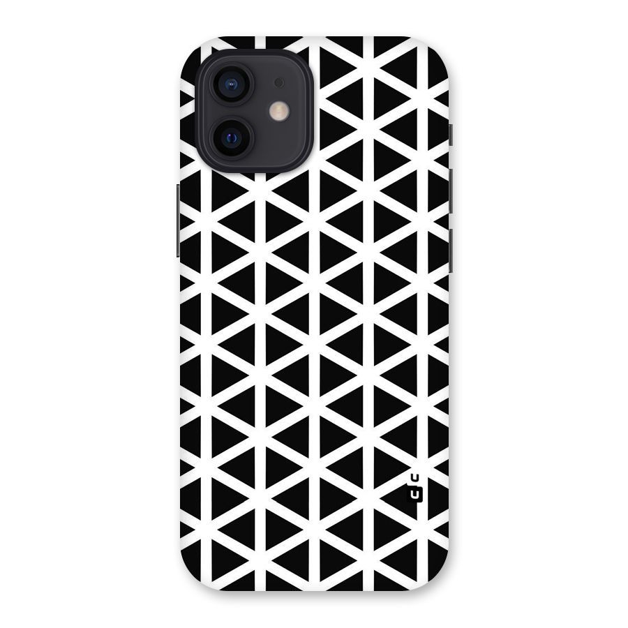 Abstract Geometry Maze Back Case for iPhone 12