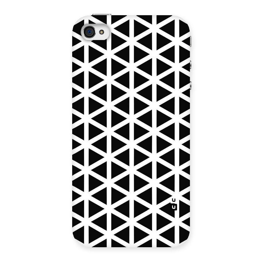 Abstract Geometry Maze Back Case for iPhone 4 4s