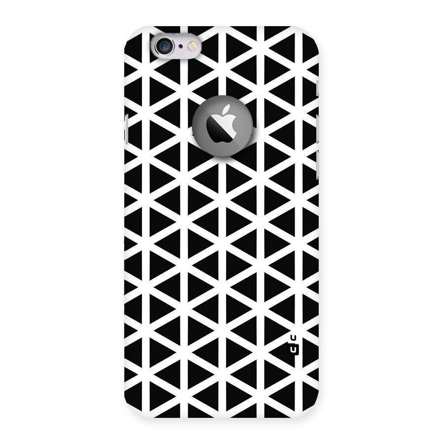 Abstract Geometry Maze Back Case for iPhone 6 Logo Cut