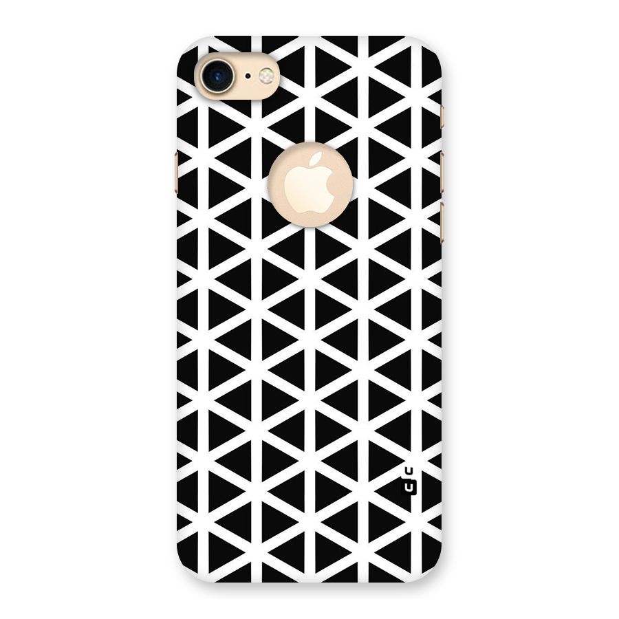 Abstract Geometry Maze Back Case for iPhone 7 Logo Cut