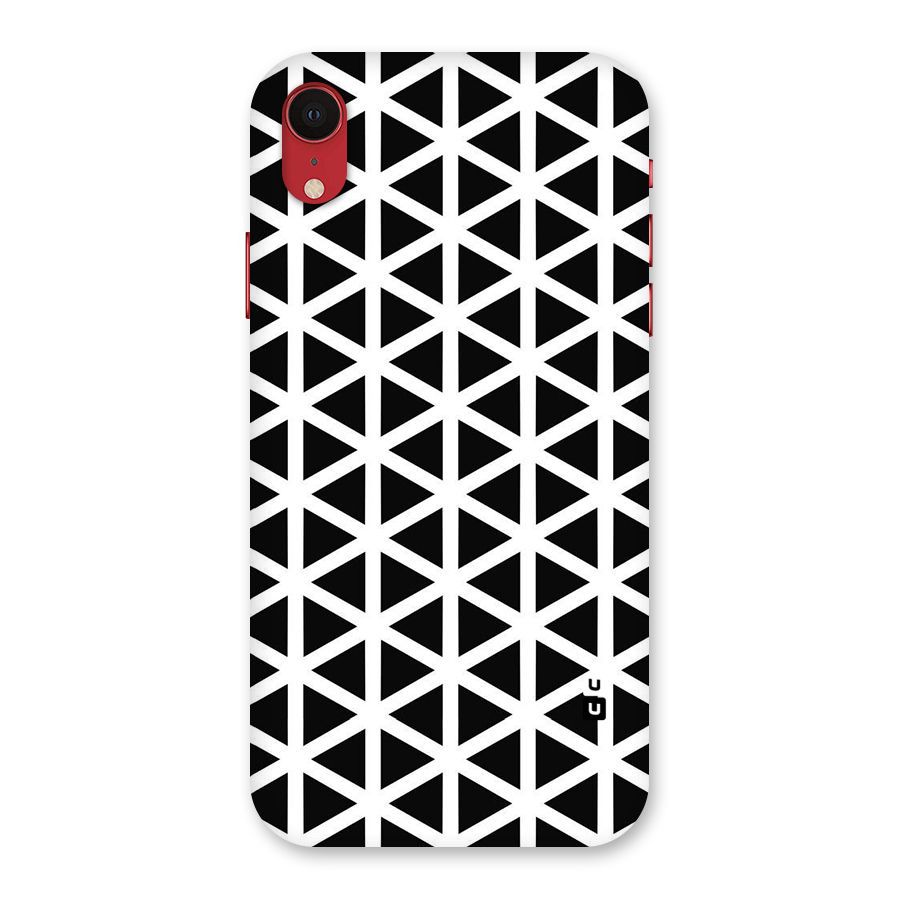 Abstract Geometry Maze Back Case for iPhone XR