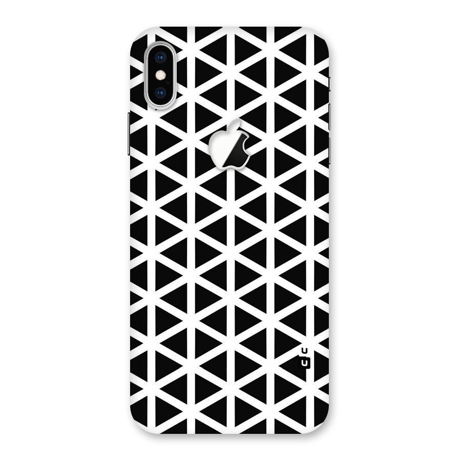 Abstract Geometry Maze Back Case for iPhone XS Max Apple Cut