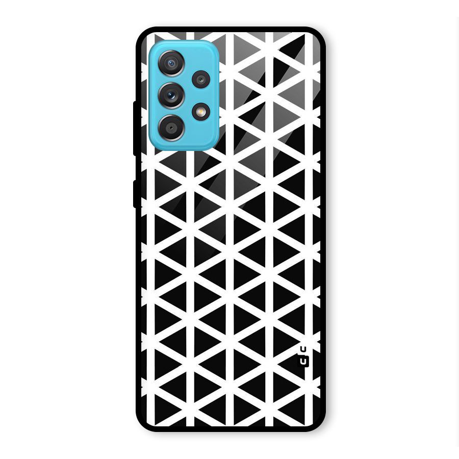 Abstract Geometry Maze Glass Back Case for Galaxy A52