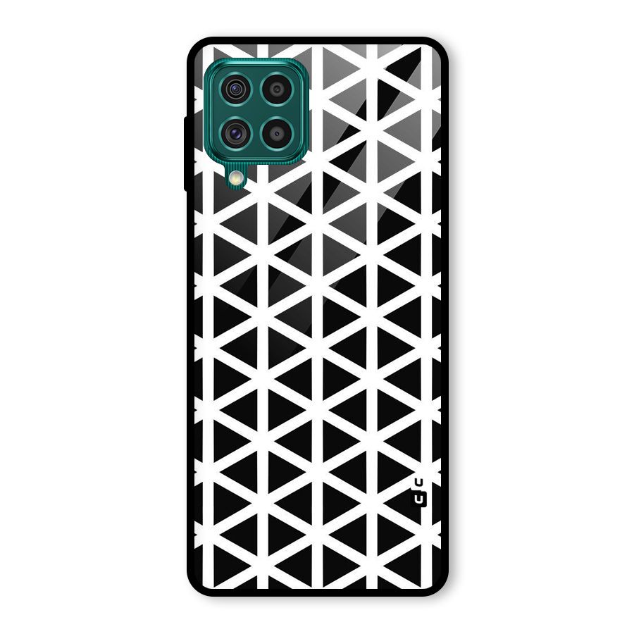 Abstract Geometry Maze Glass Back Case for Galaxy F62
