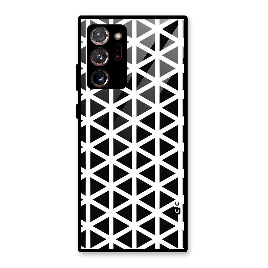 Abstract Geometry Maze Glass Back Case for Galaxy Note 20 Ultra