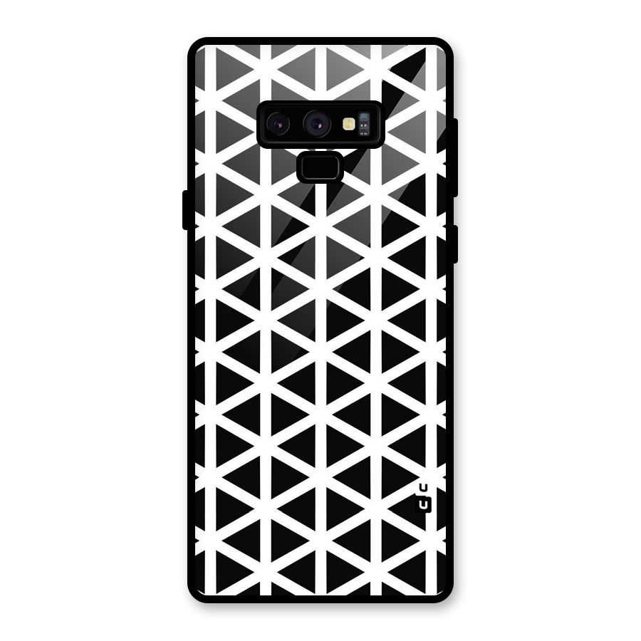 Abstract Geometry Maze Glass Back Case for Galaxy Note 9