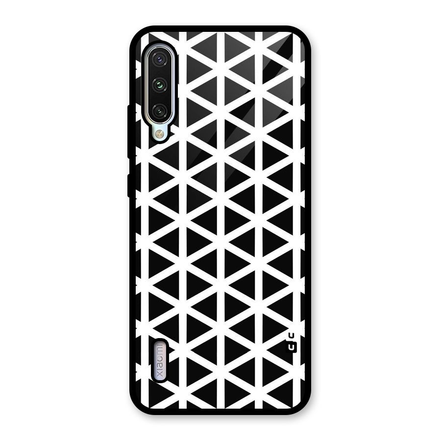 Abstract Geometry Maze Glass Back Case for Mi A3