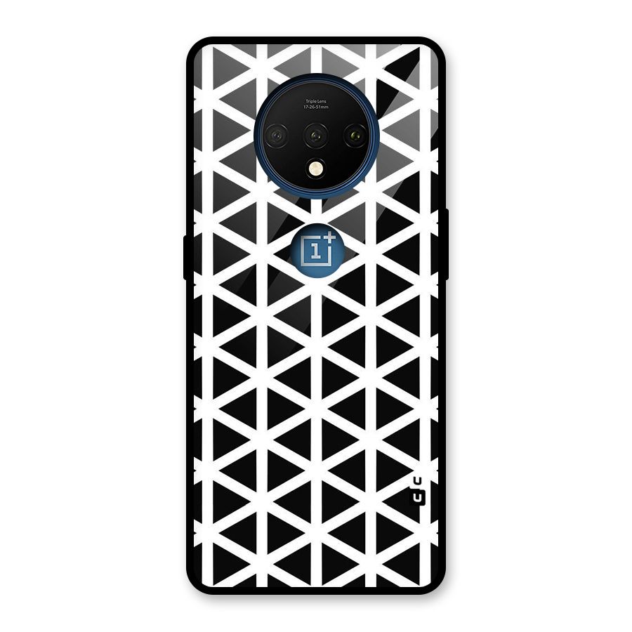 Abstract Geometry Maze Glass Back Case for OnePlus 7T