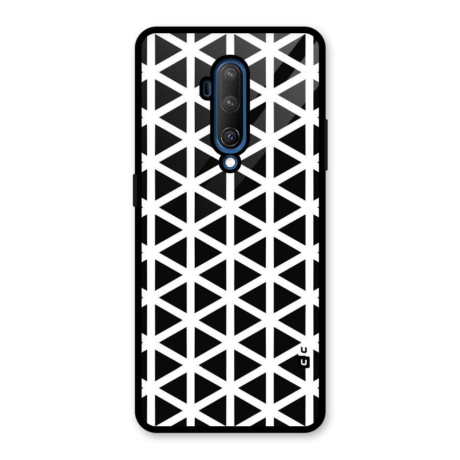 Abstract Geometry Maze Glass Back Case for OnePlus 7T Pro