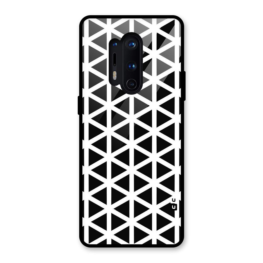 Abstract Geometry Maze Glass Back Case for OnePlus 8 Pro
