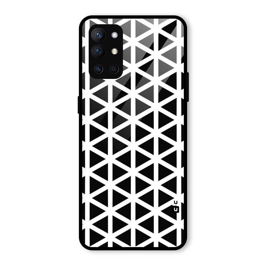 Abstract Geometry Maze Glass Back Case for OnePlus 9R