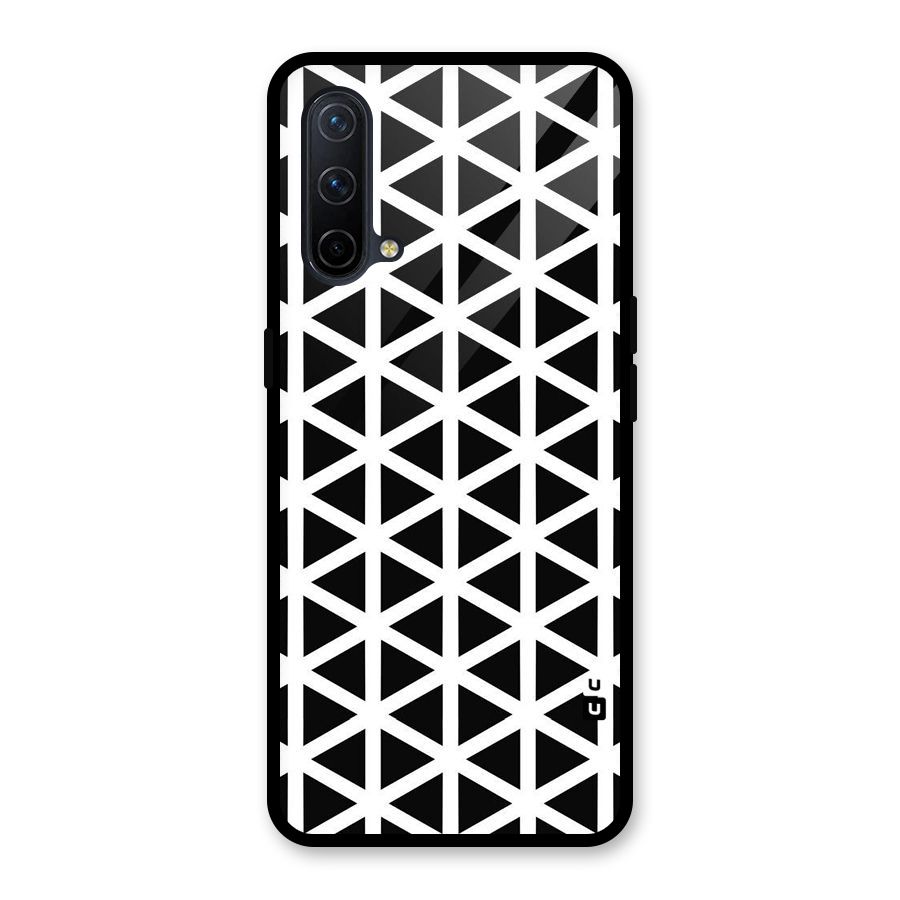 Abstract Geometry Maze Glass Back Case for OnePlus Nord CE 5G