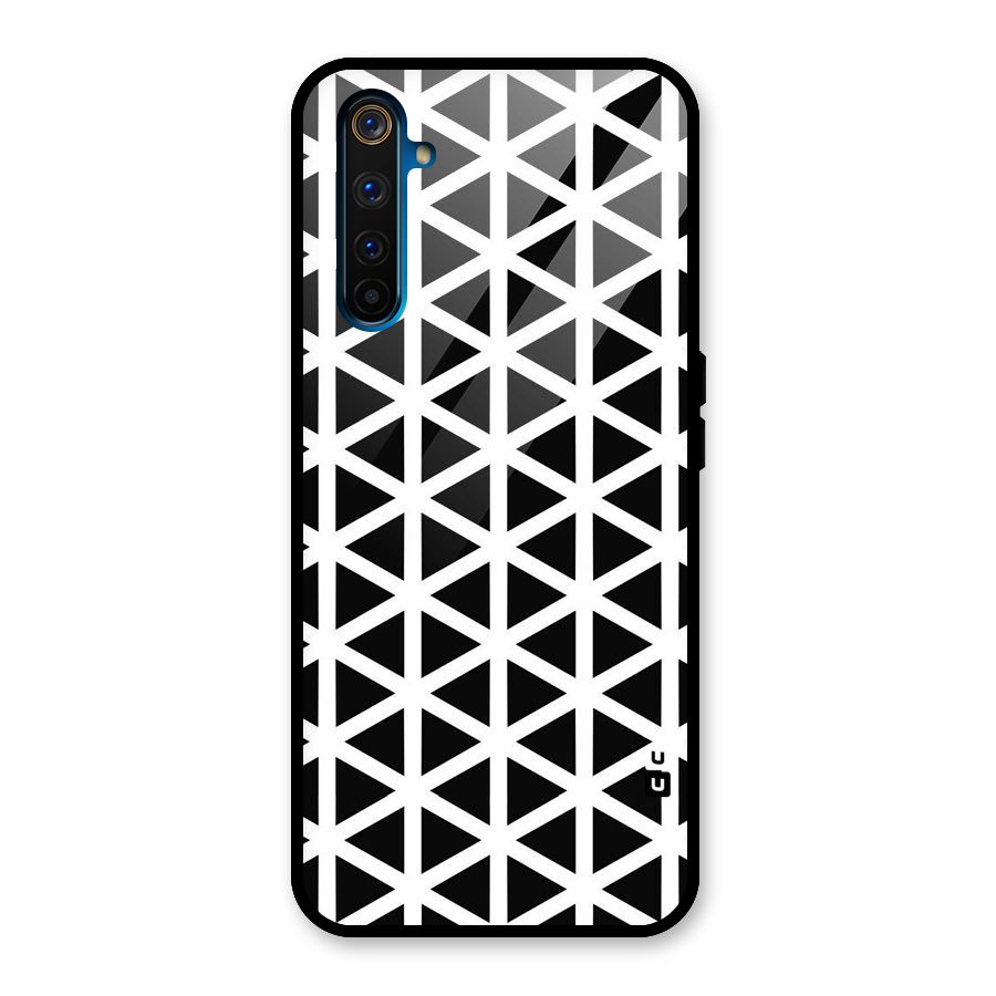 Abstract Geometry Maze Glass Back Case for Realme 6 Pro