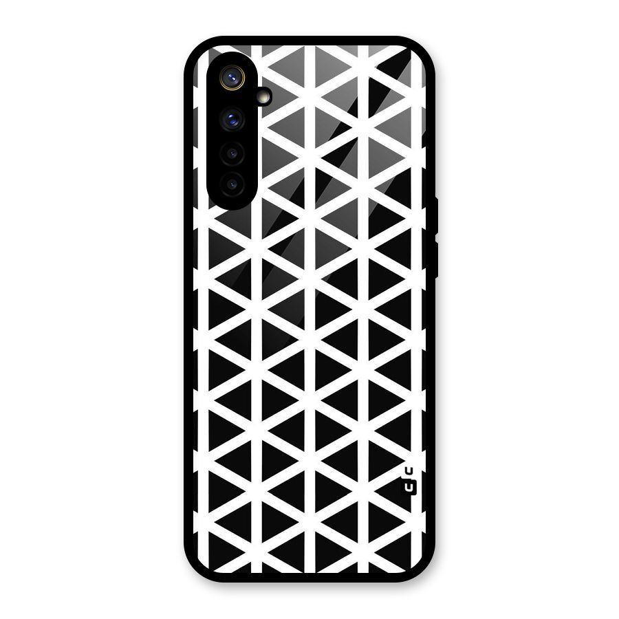 Abstract Geometry Maze Glass Back Case for Realme 6i
