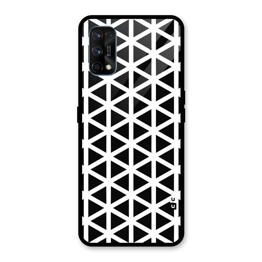Abstract Geometry Maze Glass Back Case for Realme 7 Pro