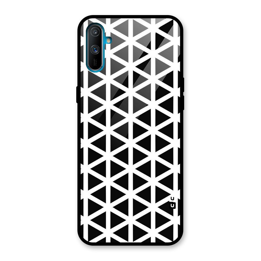 Abstract Geometry Maze Glass Back Case for Realme C3