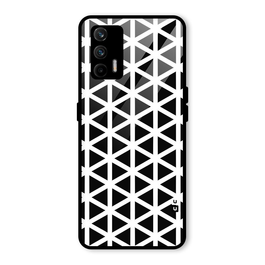 Abstract Geometry Maze Glass Back Case for Realme GT 5G