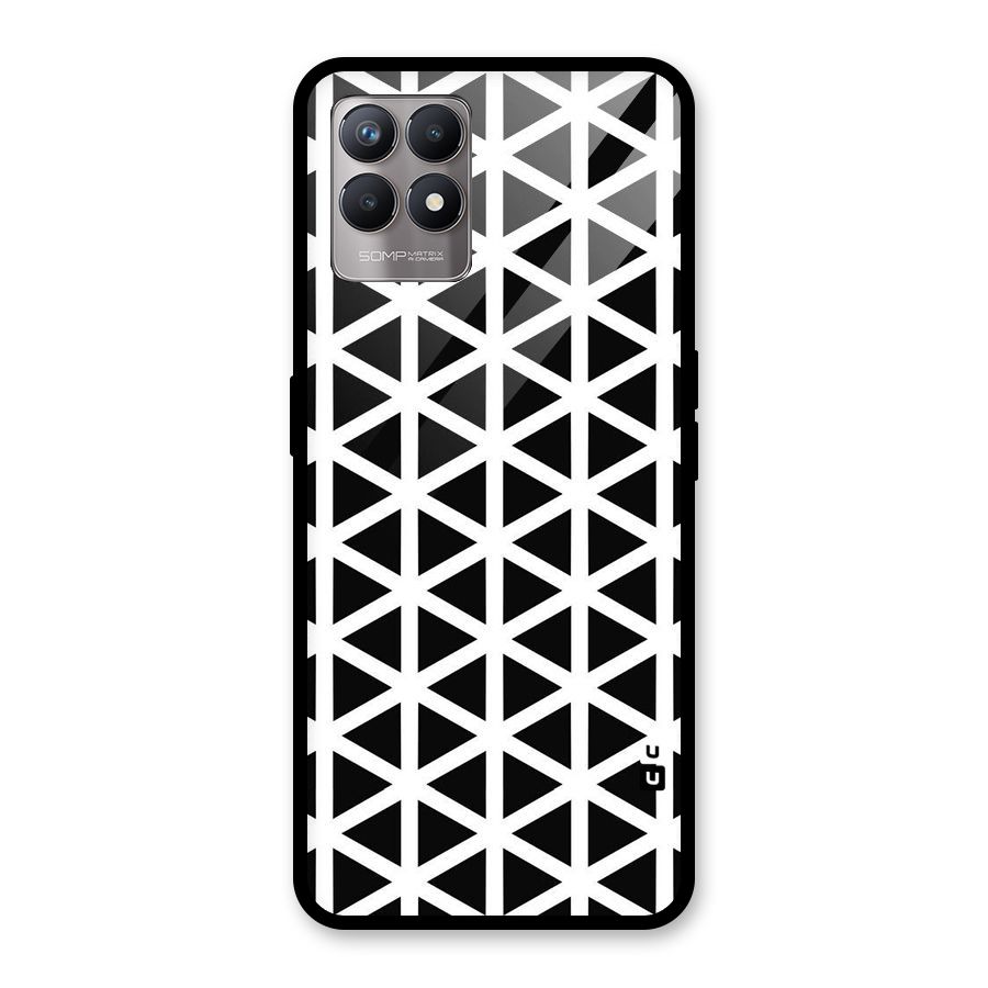 Abstract Geometry Maze Glass Back Case for Realme Narzo 50