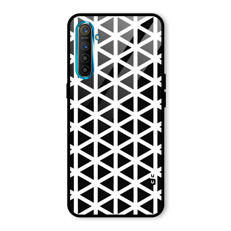 Abstract Geometry Maze Glass Back Case for Realme X2