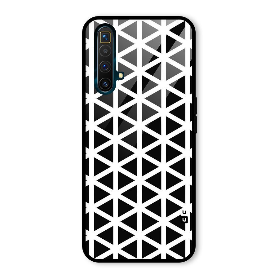 Abstract Geometry Maze Glass Back Case for Realme X3