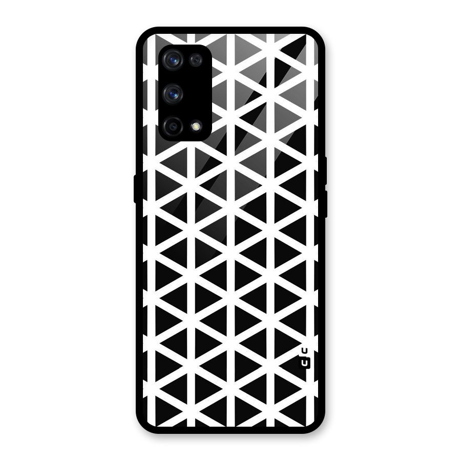 Abstract Geometry Maze Glass Back Case for Realme X7 Pro
