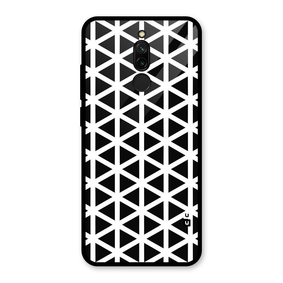 Abstract Geometry Maze Glass Back Case for Redmi 8
