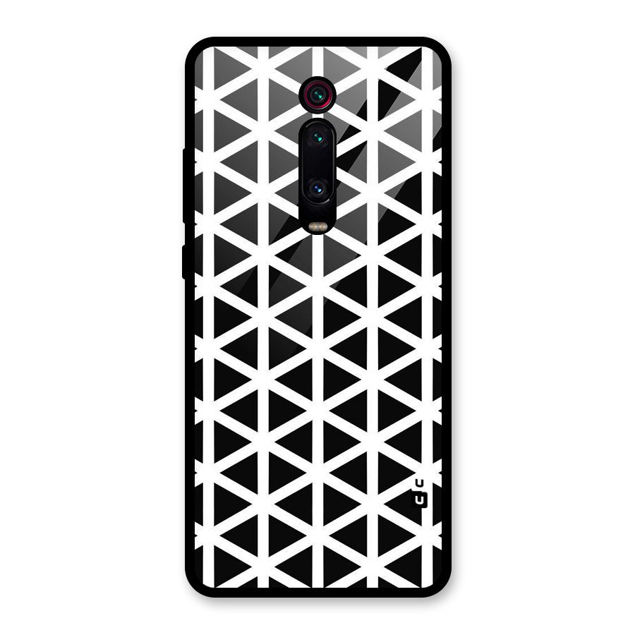 Abstract Geometry Maze Glass Back Case for Redmi K20 Pro