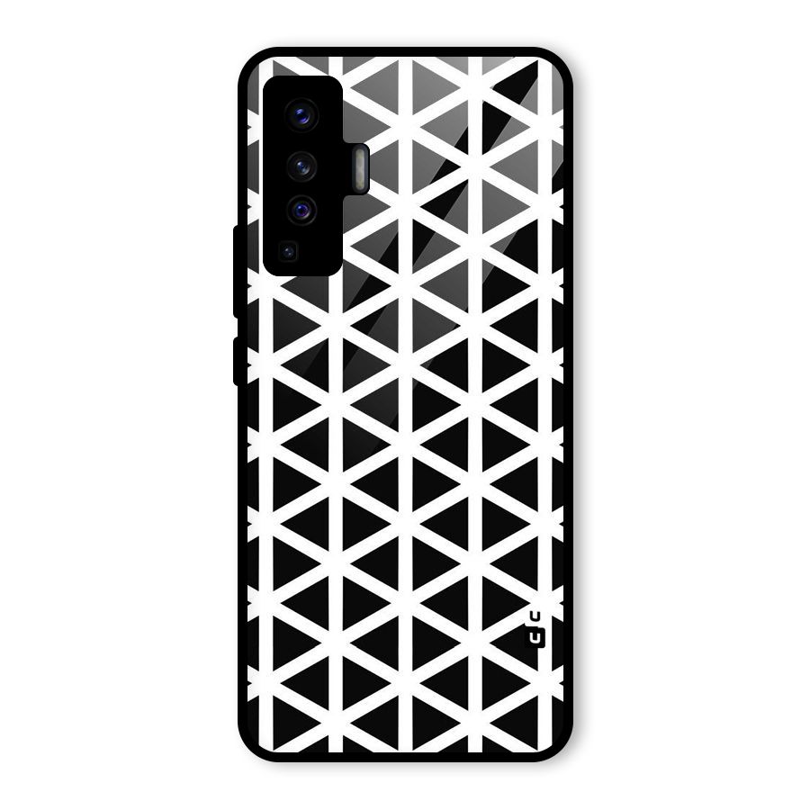 Abstract Geometry Maze Glass Back Case for Vivo X50