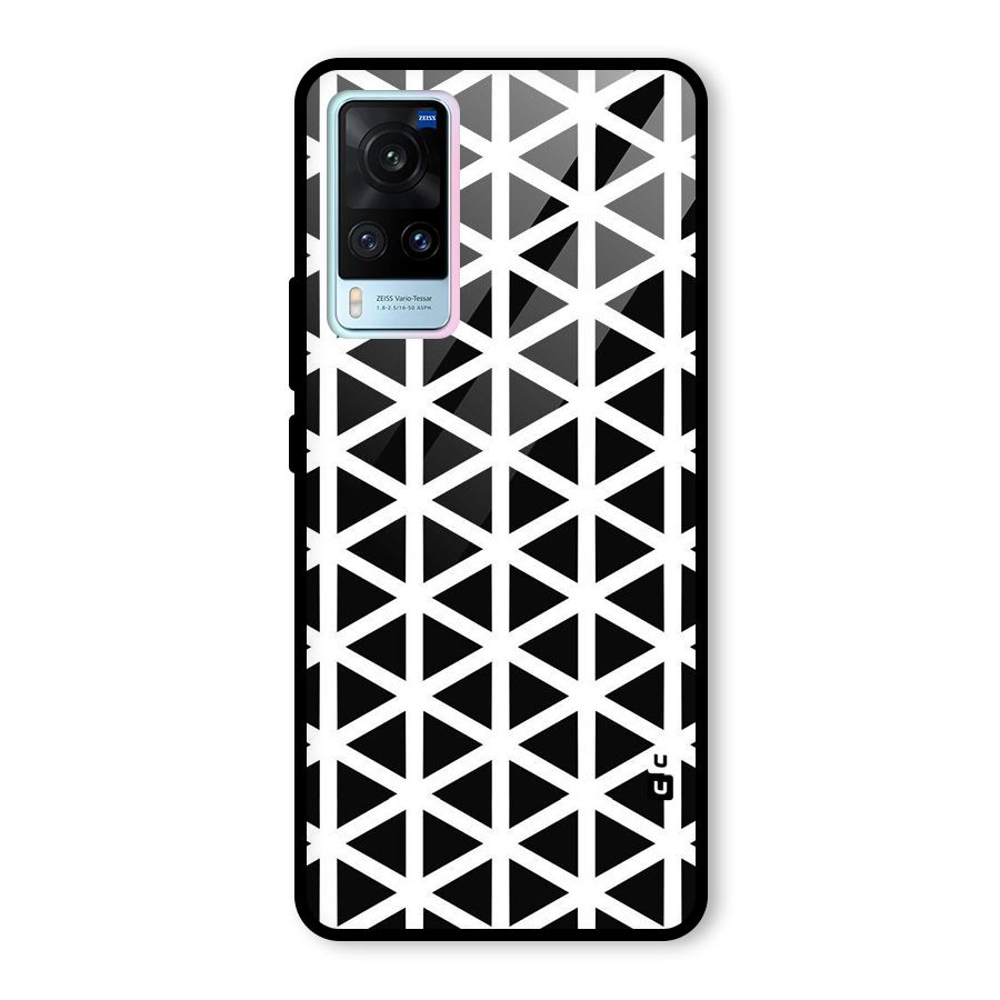 Abstract Geometry Maze Glass Back Case for Vivo X60