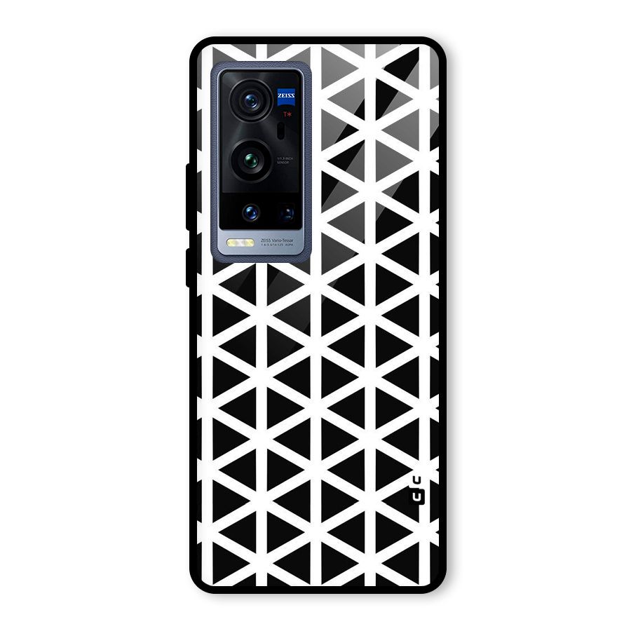 Abstract Geometry Maze Glass Back Case for Vivo X60 Pro Plus
