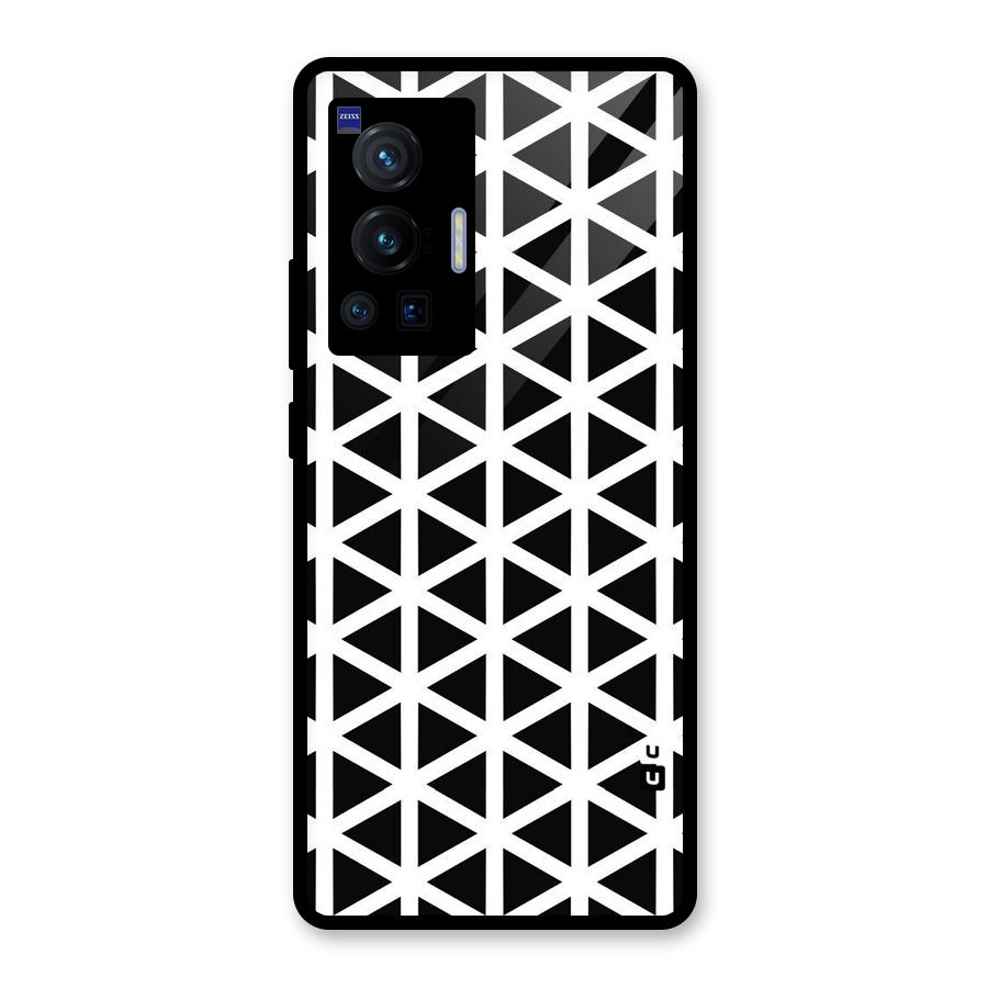 Abstract Geometry Maze Glass Back Case for Vivo X70 Pro